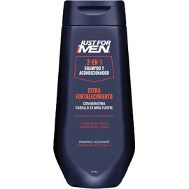 Just For Men Shampoo y Acondicionador 2 en 1 Extra Fortalecimiento con Keratina 295mL