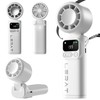 Lerat Portable Handheld Turbo Fan, 5-Speed Wind, Battery Operated, 3-in-1