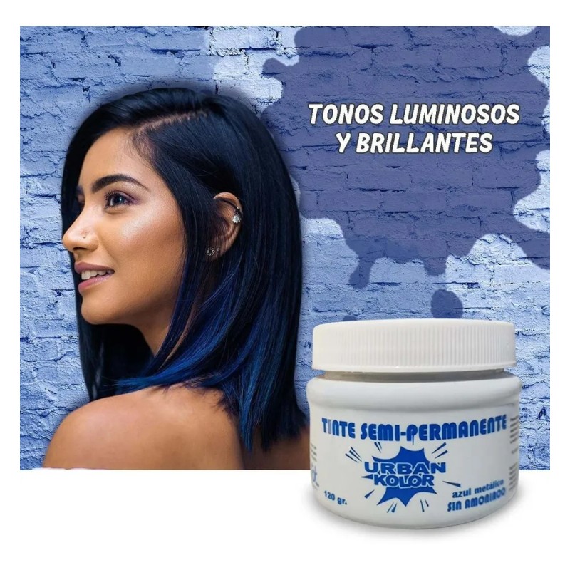 Tintes Fantasia Para Cabello Semipermanente Sin Amoniaco Tono Natural