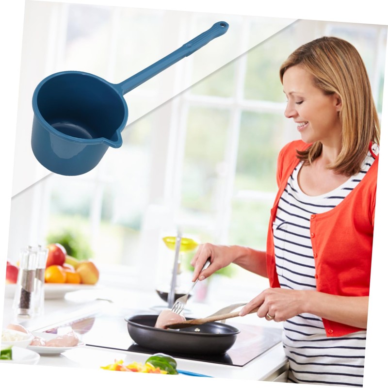 HAKIDZEL Long Handle Water Scoop Heavy Duty Plastic Ladle for
