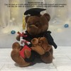 Little Bear Plush Doll with Gown Cap Diploma Bear Stuffed