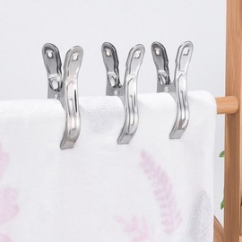 Lightweight and Rust-Resistant Stainless Steel Clothespins Medium Stainless Steel Clothespin 21ea