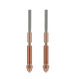2PCS 0.2mm K1C 3D Printer Nozzle, Quick-Swap, Titanium Alloy Heat Break, Copper Alloy for Ender-3 V3, K1 Max, and Other 3D Printers