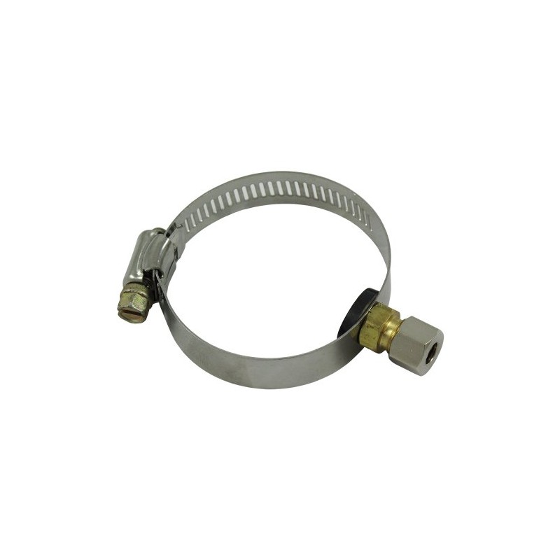 Neo-Pure Drain Saddle Adjustable Hose Clip, Quick Connect Steel Compression