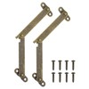 sourcing map 2Pcs 3.2" Folding Lid Support Hinges, Lift Up