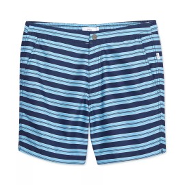 Onia Men's Calder Blue Stripe 6" Swim Shorts Trunks XXL Rtl $110 New with Tag