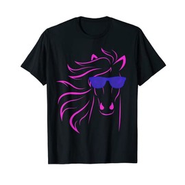 Horse Lover Sunglasses Funny Equestrian Riding Gift T-Shirt