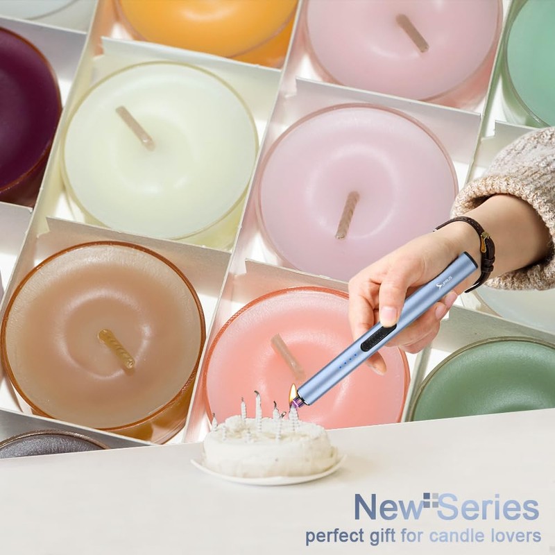 SUPRUS Electric Arc Windproof Flameless USB Rechargeable Lighter with Safety