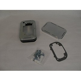 CHROME AIR FILTER WEBER DGV, DGEV 1 3/4" TALL 99217.331G