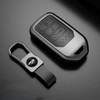 Metal Car Keycase Leather Remote Car Key Cover Key Bag