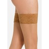 Camano Women's Hold-Up Stockings Pack of 2, Powder Pink