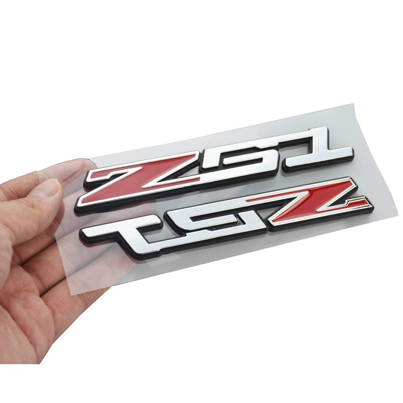 2Pcs Z51 Emblem Badge 3D Nameplate Letter Replacement For C5