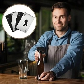 Creative Poker Beer Bottle Opener Spades A Bottle Opener Stainless Steel Beer Opener Perso