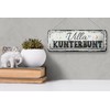 FEMER Tin Sign with Saying 27 x 10 cm Villa