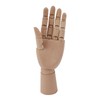 Flexible Wooden Hand Model Moveable Wooden Artists Manikin Hand Figure