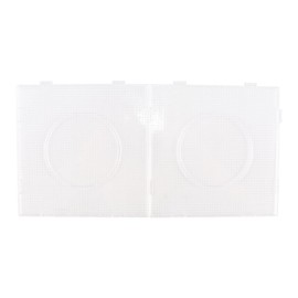 Gorise 2.6mm Ironing Beads Transparent Plastic Pegboard Template DIY Craft Puzzle Accessories for Creative Projects