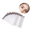 Gatuida 9 Sheets Eyebrow Stickers Realistic Temporary Eyebrow Transfer Stickers