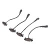 4Pcs LED Grille Lights DC12V Amber High Brightness Front Grille
