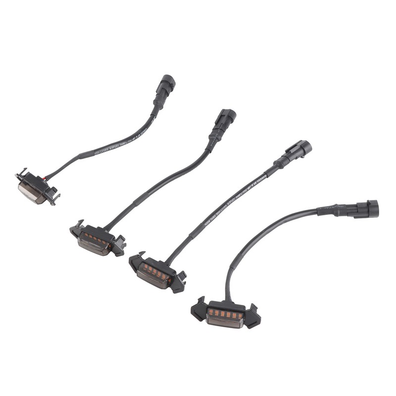 4Pcs LED Grille Lights DC12V Amber High Brightness Front Grille