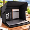 Foldable Laptop Sun Shade for Outdoor Work – Portable Privacy