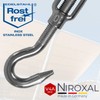 Stainless Steel Turnbuckle with Two Hooks Rust-Proof V4A According to