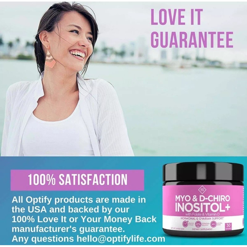 Opt Ify Myo Inositol & D-chiro 40:1 Folato Vitamina D