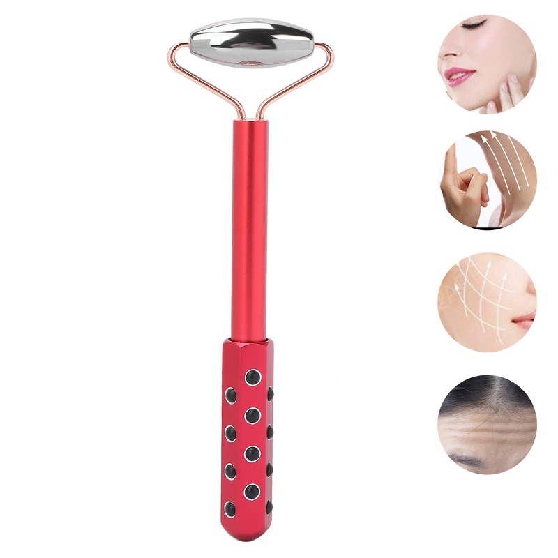 Germanium Granule Face Beauty Roller Massager Terahertz Stone Massage Tool