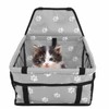 Bear Paw Pattern Pet Carrier Cage Washable Pet Car Travel