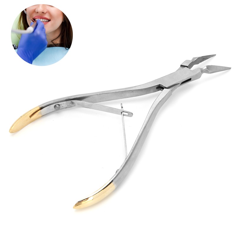 Dental Extracting Forceps Stainless Steel Dental Root Residual Fragment Forceps