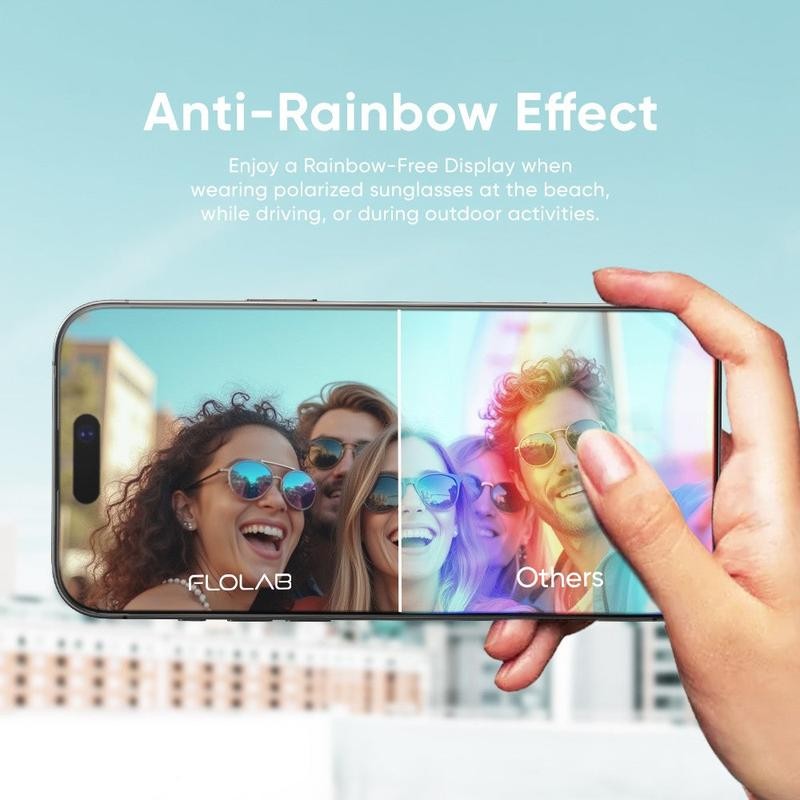 FLOLAB ONETIME PRO NanoArmour 3D Screen Protector with ClearVue Anti