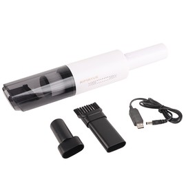 Handheld Vacuum Cleaner Strong Suction Large Power Portable Small Dust Cleaner for Home Car White Cordless