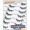 Jiocolor 7 Pairs S10 Natural Lashes That Look Like Extensions
