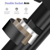 Double Socket Arm,Compatible with RAM mounts Garmin Spherical Component,Long Arm