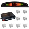 Riloer Car Front and Rear Security Reversing Radar Kit, LED