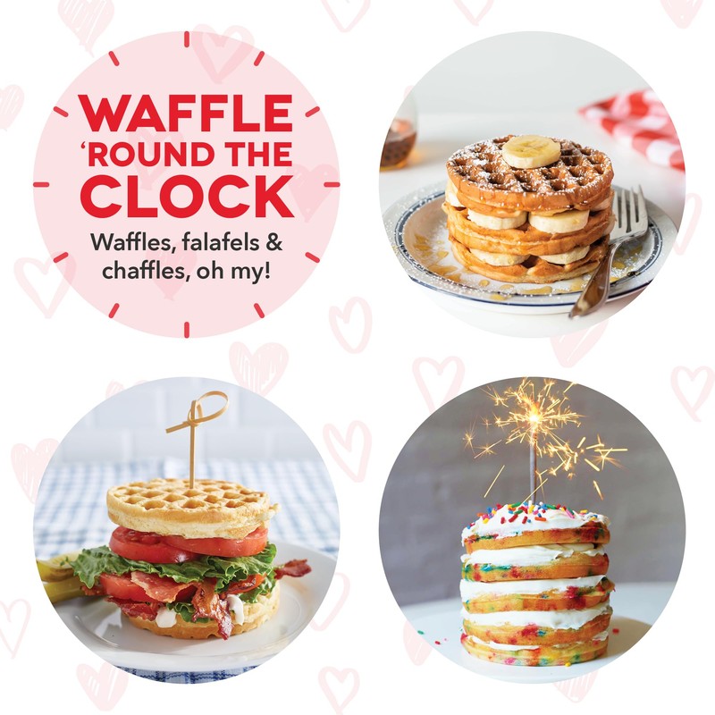 DASH Mini Waffle Maker Machine for Individuals, Paninis, Hash Browns,
