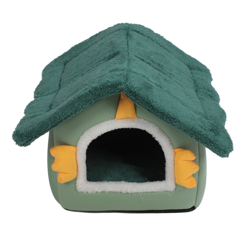 Pet Bed House Soft Warm Cat Bed Cave Detachable Cozy