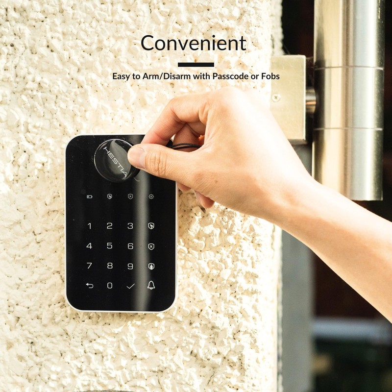 HESTIA Wireless Keypad and RFID Smart Fobs for SAFE-TECH Smart