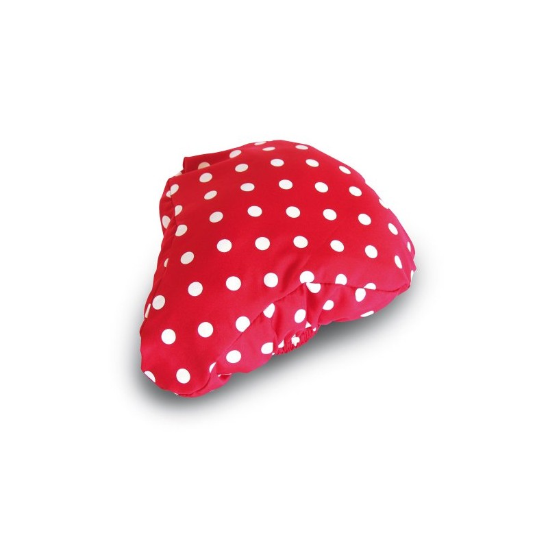 Basil Rosa Bicycle Adult Saddle Cover - Red/white