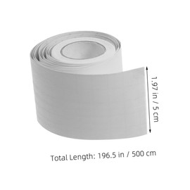 Operitacx 2rolls Flexible Peel and Stick Wall Molding Wood Grain Baseboard Sticker Easy Install Skirting Board Trim for Bedrooms and Corridors