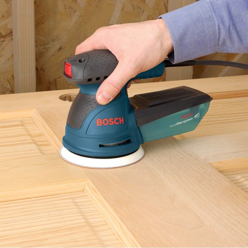 BOSCH ROS20VSC Palm Sander 2.5 Amp 5 Inch Corded Variable
