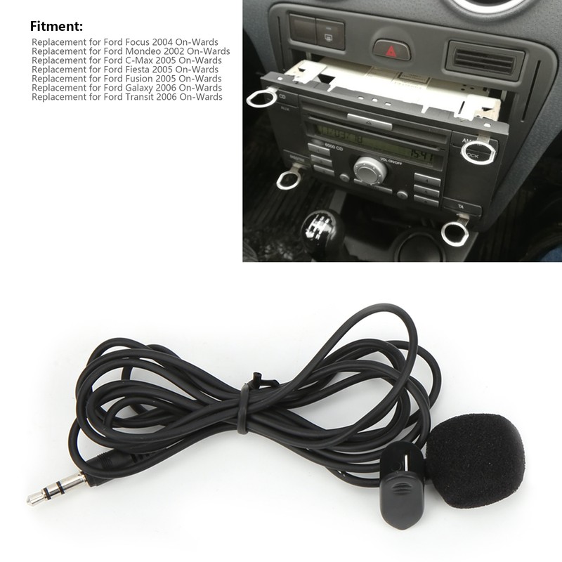 Bluetooth 5.0 AUX Cable Music Adapter Handsfree with Microphone Replacement