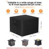 POMER Fire Pit Cover, 28 inch Square Gas Firepit Covers