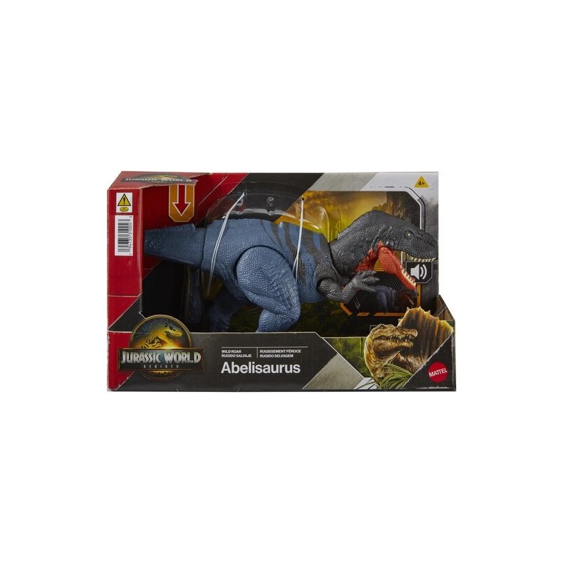 Mattel - Jurassic World: Rebirth Wild Roar Abelisaurus [New Toy]