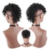 Aisaide Aisaide High Puff Afro Mohawk Ponytail with Bangs No