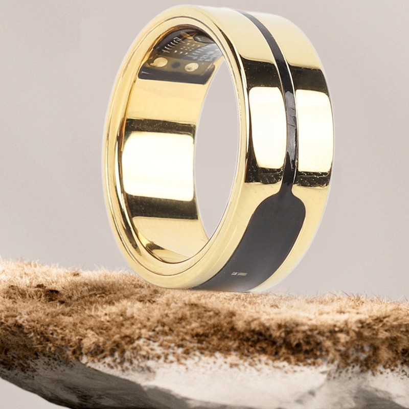 Smart Ring Fitness Tracker Long Standby Touch Control Health Tracker
