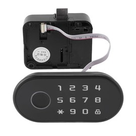 Cerradura Electrónica para Gabinete, Cajón con Contraseña de Huella Digital sin Llave, Cerradura Inteligente con Tarjeta de Fácil Configuración, Base de Datos de Gran Capacidad,