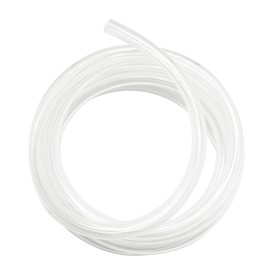 3/8’’ ID × 1/2’’ OD - 10 ft Clear Plastic Vinyl Tubing, Flexible PVC Hose Lightweight BPA Free and Non-Toxic vinyl Tube for Transfer Water Air Oil