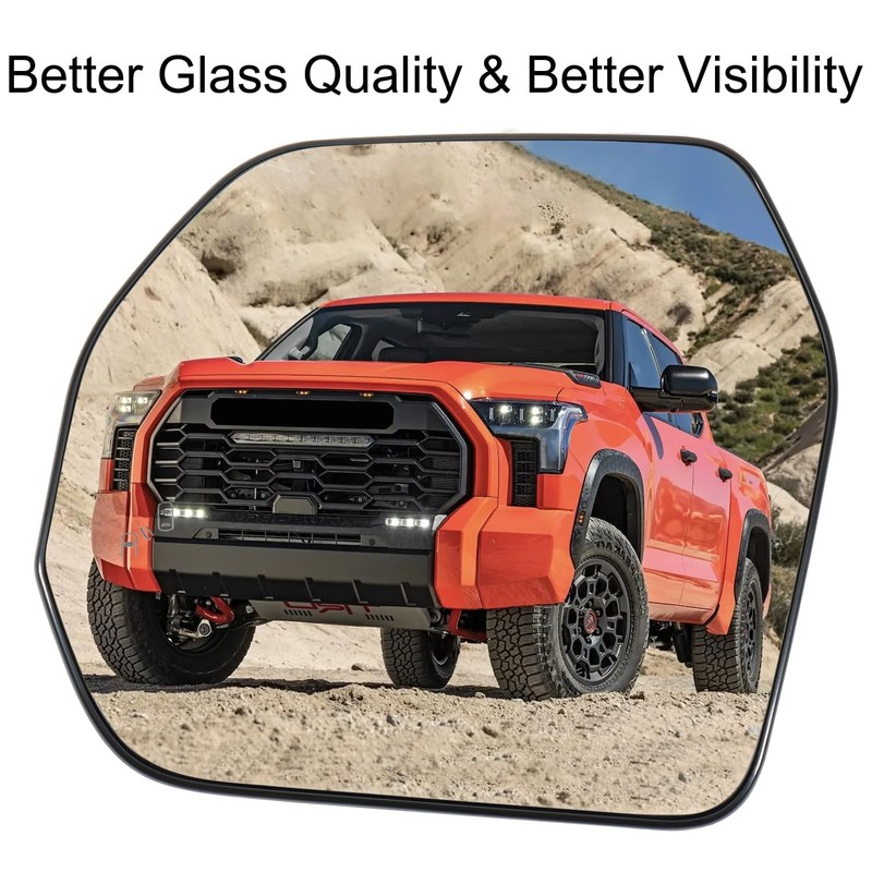 Driver Side Mirror Replacement for Toyota Tundra Sequoia 2022-2026 with