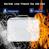 File Organizer Bag Fireproof Waterproof Multi Layer Document Organizer File