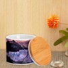 Fabulous Ceramic Pot with Bamboo Lid - Beautiful Ice Layer